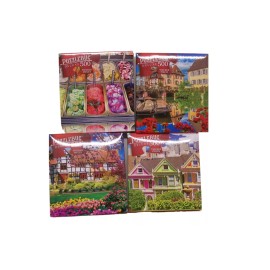 Puzzlebug  Lot Of 2 Jigsaw Puzzles 500 Pieces Each Family Kids New Sealed FREE SHIPPING