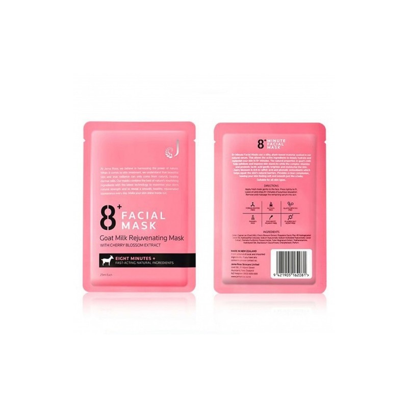 Jema Rose 8+ Minutes Goat Milk Rejuvenating Facial Mask with