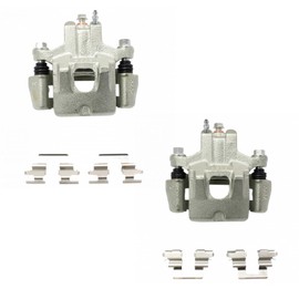 TRQ Rear Brake Caliper Set Compatible with 2006-2007 Toyota Avalon 2002-2006 Camry 2004-2008 Solara