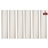 Creative Hobbies® Set of 12, 3 Inch Tall White Plastic