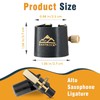EASTROCK Alto Saxophone Ligature, Leather Ligature Fastener for Saxophone Mouthpiece,