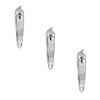 Metal Slanted Edge Nail Cutting Clippers, 3PCS Slanted Edge Nail