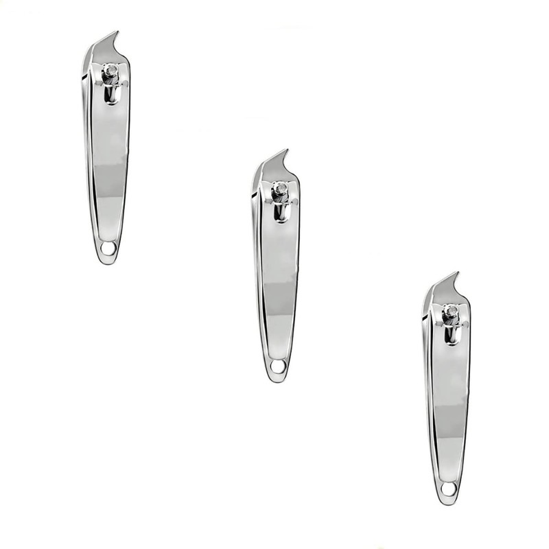 Metal Slanted Edge Nail Cutting Clippers, 3PCS Slanted Edge Nail
