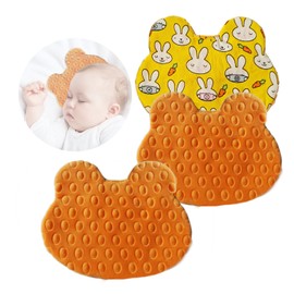 3 Pack Scent Bonding NICU for Infants and Preemies,Comfort Scent Piece for Babies Separated from Caregivers – Helps with NICU Separation Anxiety (Orange)