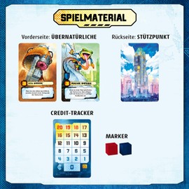 KOSMOS 741839 Heroes for Sale, Duel Card Game, Game for Two, Trading Card Game Feeling, Cool Superhero Deck