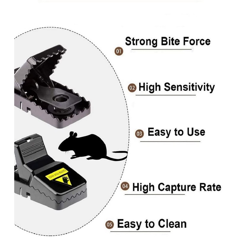 Feeke Mouse Traps, Mice Traps for House, Small Mice Trap