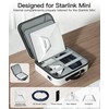 xetaty Waterproof Hard Case Compatible with Starlink Mini for Protection,