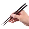 Antner Hardwood Chopsticks Japanese Natural Wood Chopstick Reusable Hand-Carved Chopstick