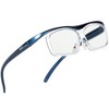 Kenko KTL-5105L-BL YUI Magnifying Glasses, Interchangeable Lenses, Large Size, 1.6x Magnification, Blue