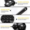 12 Cavities Aluminum Takoyaki Pan Maker Octopus Balls Egg Puffs
