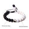 Leuchtbox Yin and Yang Lucky Bracelet Yoga Chakra Chain Unisex