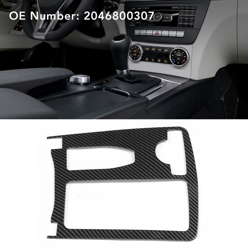 Center Console Cup Holder Bezel Trim 2046800307 Scratch Resistant Replacement