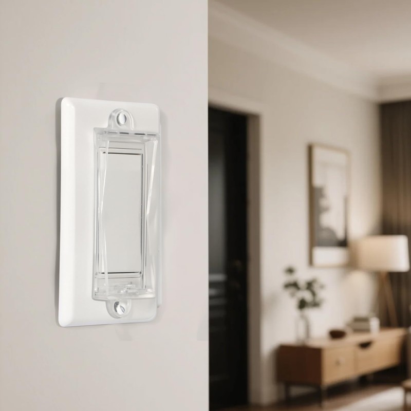 6 Light Switch Guard Cover, Baby Proof Wall Switch Cover