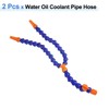 uxcell 2Pcs G1/2" Thread Flexible Water Oil Coolant Pipe Hose,