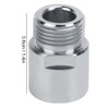 CO2 Cylinder Tank Adapter Converter T21-4 to W21.8-14 for Soda