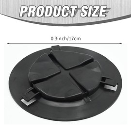 JUUDDENPARTS 2Pcs 2751776 Front Wheel Arch Headlamp Access Cover Lid, Replacement for MINI R56 LCI/Clubman R55 LCI Clubman R55 Cabrio R57 2005-2015, Replaces 51772751776 51719802413