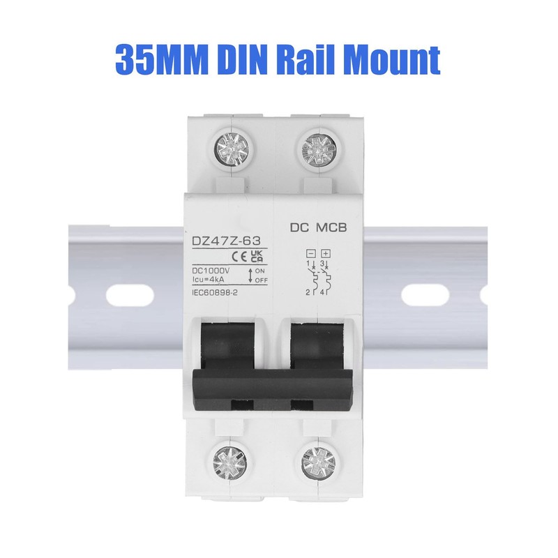 DC Circuit Breaker Overload Protection Magnetic System PV Circuit Breaker