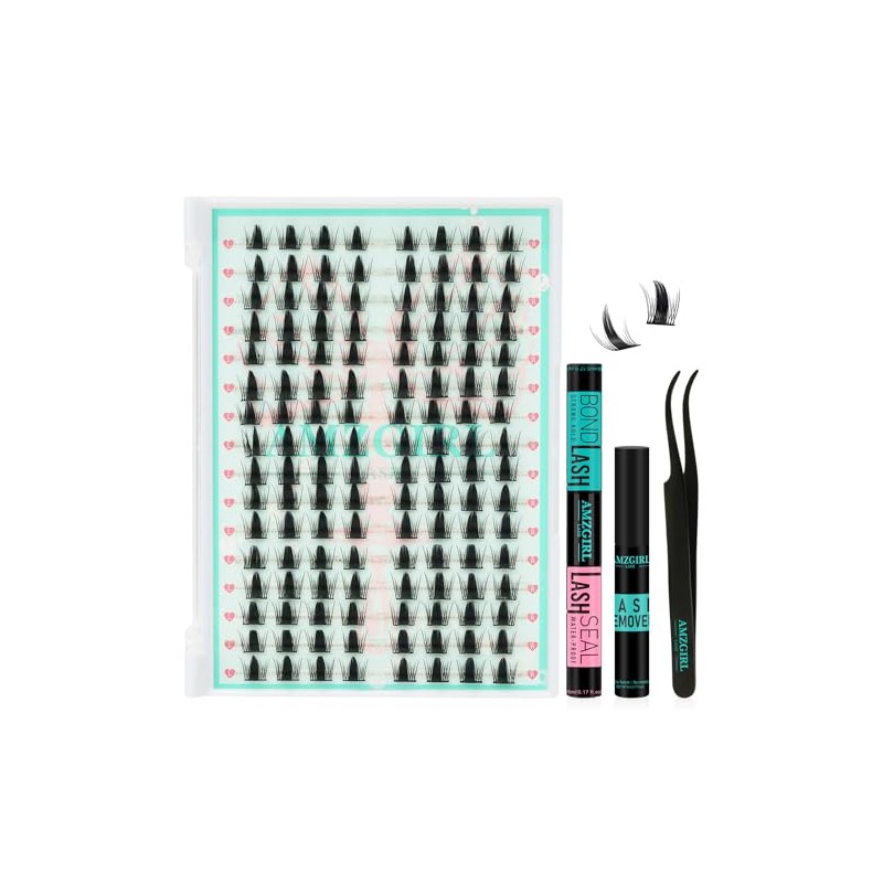 Manga Eyelash Cluster Kit, 128 Pieces, Wispy Cluster Eyelash Extensions