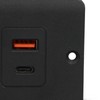 Recessed Socket 2 Outlets with PD20W USB C USB A