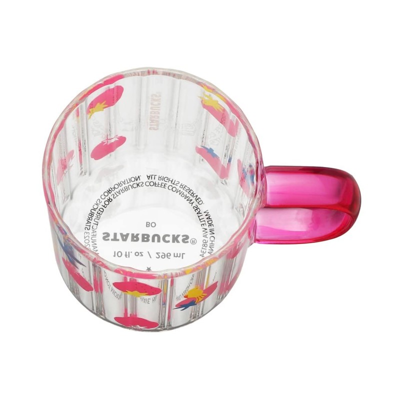 Staba Starbucks Heat-resistant Glass Mug Strawberry, 10.8 fl oz (296