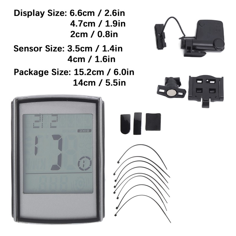 Multi Function Bike Wireless Code Table Waterproof Durable Bicycle Wireless