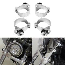 TCMT 39mm Windshield Fairing Mount Fork Clamps Clip Fit For Harley Dyna Sportster XL