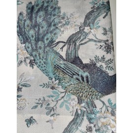 Laura Ashley NWT LAURA ASHLEY PEACOCK BIRD AND FLORAL DESIGN CURTAINS/DRAPE