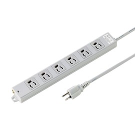 Sanwa Supply TAP-K6SP-3 Construction Property Thunder Guard Tap Outlet Outlet 3P 6 Pieces