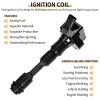 CNPAPC 4 Pack Ignition Coil + Spark Plug For Volvo