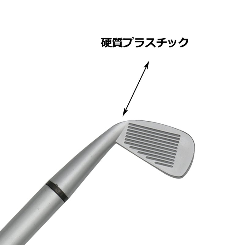 Maydahui Cute Golf Club Ballpoint Pen, Oil-Based, Black, 0.5mm, 12-Piece