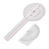 5Pcs Finger Small Joint Goniometer Clear Scale Transparent PVC Finger