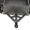 RC Car Hitch Trailer Aluminum Alloy Antislip Rubber Tire Rustproof