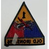 US Army 1st Armored Division "OLD IRONSIDES" 4”Shoulder Patch ~