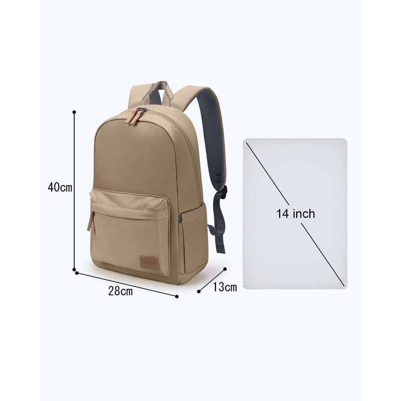 HOMIEE Lightweight Stylish Casual Backpack, Laptop Backpack Water-Resistant Daypack, Travel/School/Casual/Work