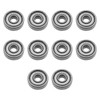 ECSiNG 10PCS 625ZZ Deep Groove Ball Bearings ABEC-5 Double Metal