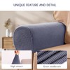 SEWACC 2pcs Sofa Arm Covers Stretchy Couch Arm Protectors for