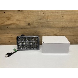 Unbranded Automotive Rectangle LED Headlight JG-1002-B-BK