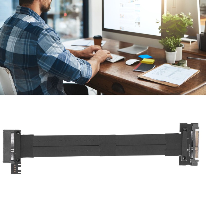 U2 SFF 8639 NVME PCIe SSD Cable 7.87in Long 2Gbps