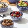 Selamica Ceramic 12 OZ Dessert Bowls Set, Ice Cream Bowls,