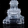 6 Hook Tabletop Glass Eiffel Tower Design Stemware Rack/Rotate 6