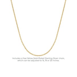 Jewelco London Solid 9ct Yellow Gold Polished Block Identity Initial Charm Pendant Letter L