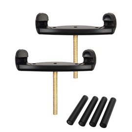 LMS Universal Extra Long Fork for Violin Shoulder Rest 4/4 3/4 Full Size, Replacement for Violin Viola Fiddle Shoulder Rest Extra-Long Feet, 1.5 inch (Black)