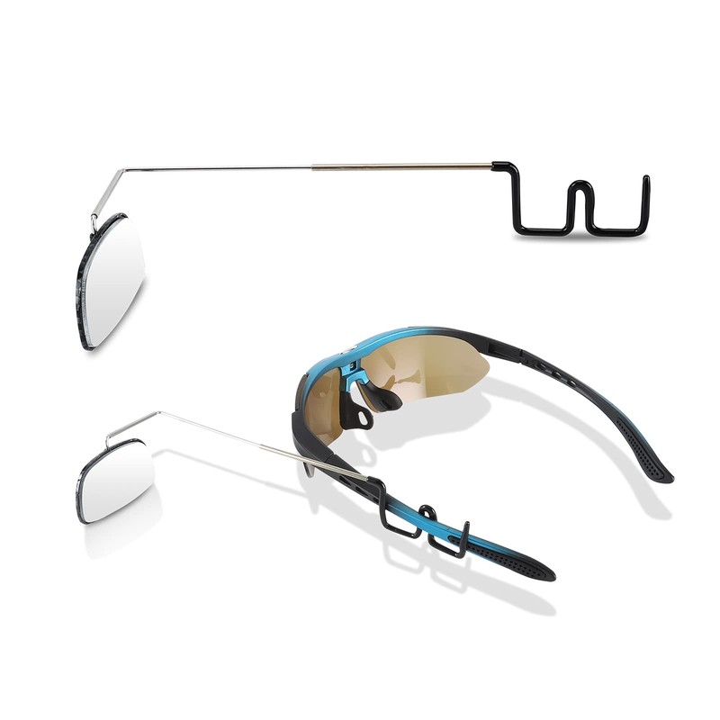 Accmor Bike Eyeglass Mirror, 360 Degree Adjustable Bicycle Cycling Rear