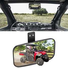 sinocea0 For Polaris Ranger 500 570 900 Pro-Fit Cage Break Away Rear View Center Mirror