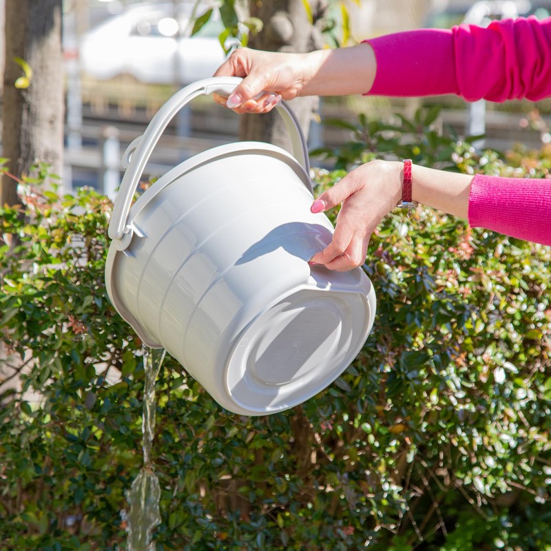 Heiwa Kougyou Pigeon Bucket 10L Milk Tea Beige