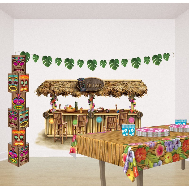 Beistle 54073 Tiki Column, 12-Inch by 5-Feet 71/4-Inch