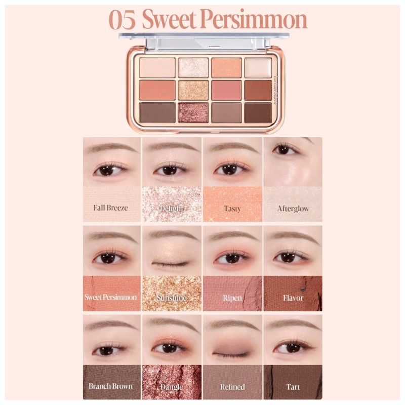 ESPOIR Eye Core Palette 9g, Color:05 Sweet Persimmon