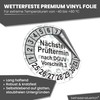 beihaasnatuerlich® Pack of 560 Test Badges "Next Test Date", 20