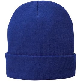 Port & Company Fleece-Lined Knit Cap - CP90L. - OS - Athletic Royal