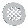 Chrome Plated Snap-in Shower Drain Cover Replacement, Welsan Stainless Steel